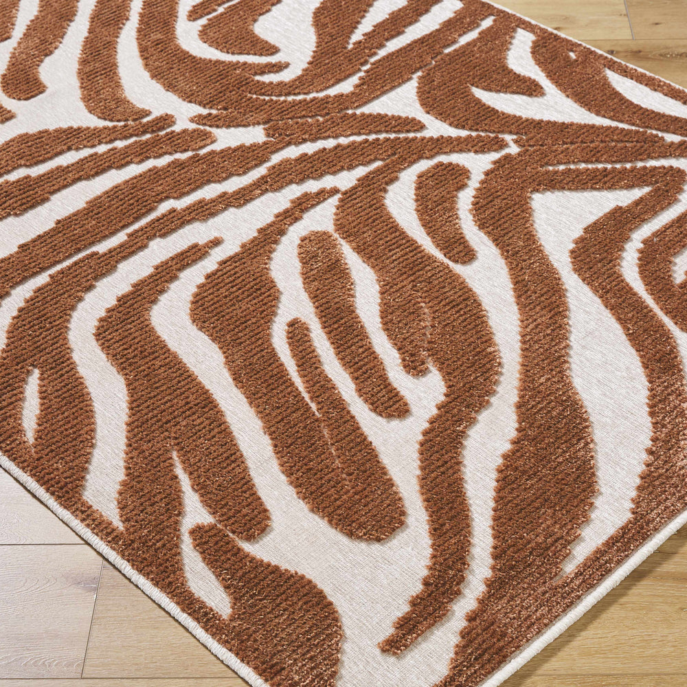Keto Brown Washable Area Rug