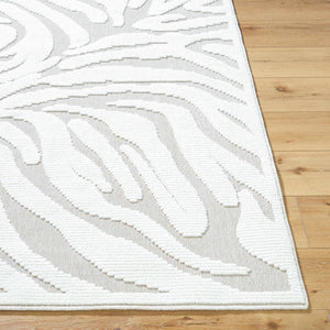 Keto Off-White 3D Washable Area Rug