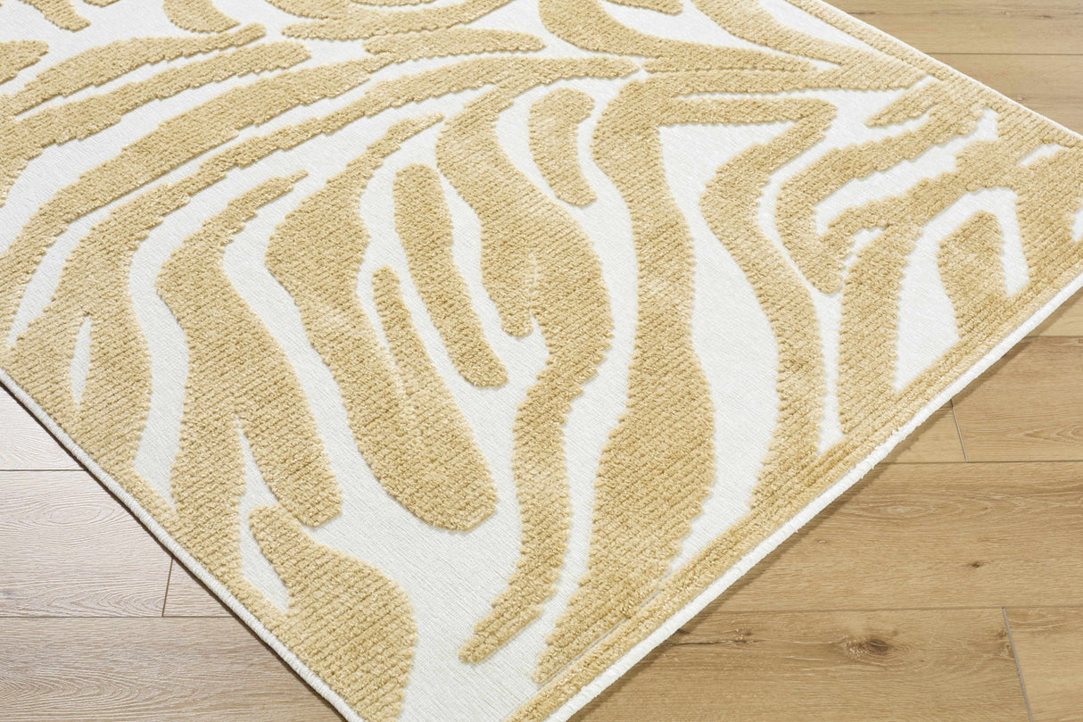 Keto White Washable Area Rug