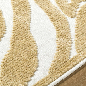 Keto White Washable Area Rug