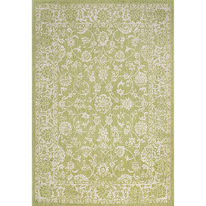 Tela Bohemian Textured Weave Floral Indoor/Outdoor Area Rug
