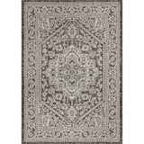 Sinjuri Medallion Textured Weave Indoor/Outdoor Area Rug