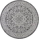 Sinjuri Medallion Weave Indoor/Outdoor Round Area Rug