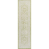 Sinjuri Medallion Textured Weave Indoor/Outdoor Runner Rug