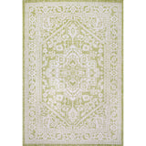 Sinjuri Medallion Textured Weave Indoor/Outdoor Area Rug