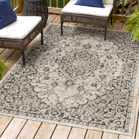Rozetta-Boho-Medallion-Textured-Weave-Indoor/Outdoor-Area-Rug-Area-Rugs