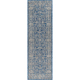 Palazzo Vine and Border Textured Weave Indoor/Outdoor Runner Rug
