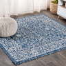 Palazzo Vine and Border Textured Weave Indoor/Outdoor Square Area Rug
