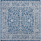 Palazzo Vine and Border Textured Weave Indoor/Outdoor Square Area Rug