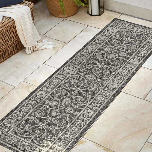 Palazzo-Vine-and-Border-Textured-Weave-Indoor/Outdoor-Runner-Rug-Runner-Rugs