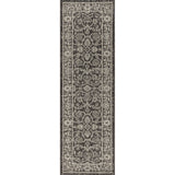 Palazzo Vine and Border Textured Weave Indoor/Outdoor Runner Rug