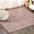 Malta-Bohemian-Medallion-Textured-Indoor/Outdoor-Square-Area-Rug-Area-Rugs