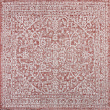 Malta Bohemian Medallion Textured Indoor/Outdoor Square Area Rug