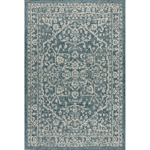 Malta Bohemian Medallion Textured Weave Indoor/Outdoor Area Rug