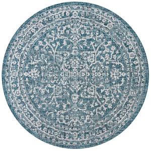 Malta Bohemian Medallion Weave Indoor/Outdoor Round Area Rug