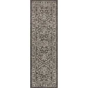 Malta Bohemian Medallion Textured Weave Indoor/Outdoor Runner Rug