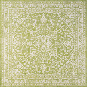 Malta Bohemian Medallion Textured Weave Indoor/Outdoor Square Area Rug