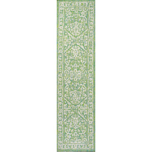 Malta Bohemian Medallion Textured Weave Indoor/Outdoor Runner Rug