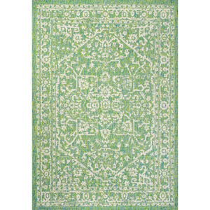 Malta Bohemian Medallion Textured Weave Indoor/Outdoor Area Rug