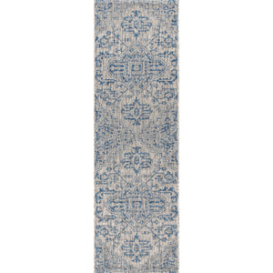 Estrella Bohemian Medallion Weave Indoor/Outdoor Runner Rug