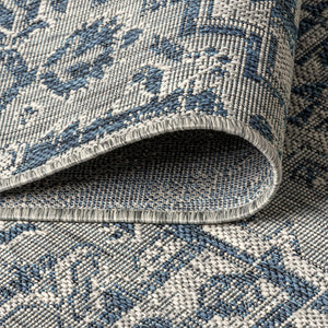 Estrella Bohemian Medallion Weave Indoor/Outdoor Runner Rug
