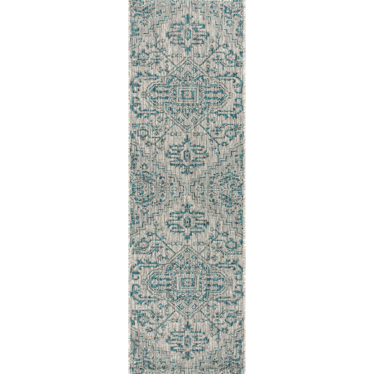 Estrella Bohemian Medallion Weave Indoor/Outdoor Runner Rug
