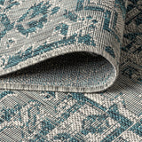 Estrella Bohemian Medallion Textured Weave Indoor/Outdoor Area Rug