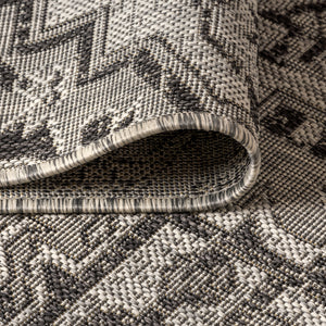 Estrella Bohemian Textured Weave Indoor/Outdoor Square Area Rug