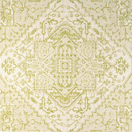 Estrella Bohemian Medallion Textured Weave Indoor/Outdoor Square Area Rug
