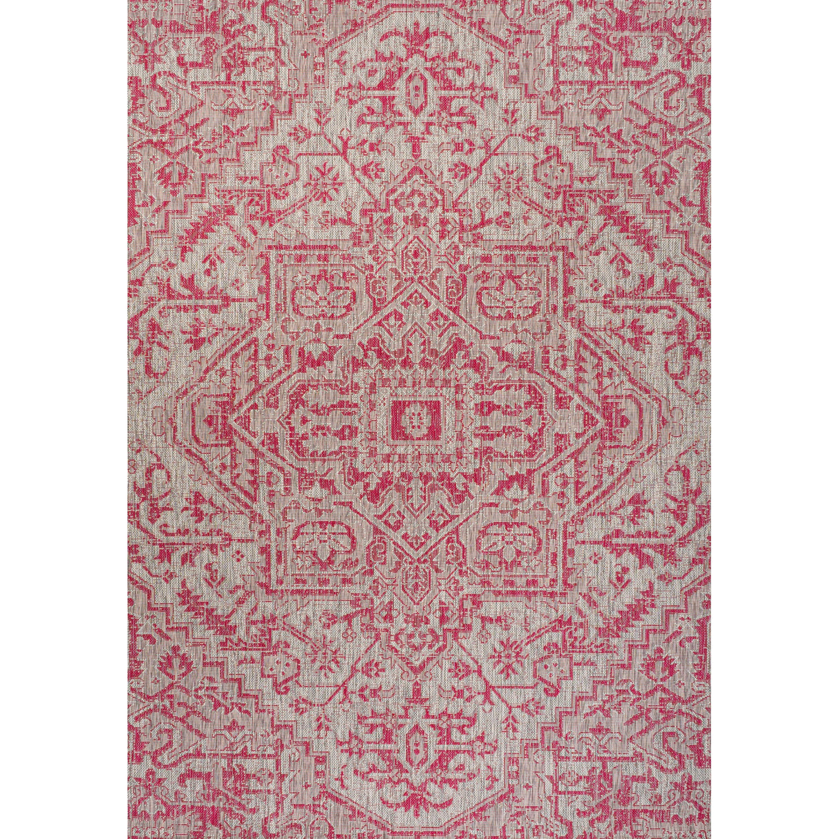 Estrella Bohemian Medallion Weave Indoor/Outdoor Area Rug