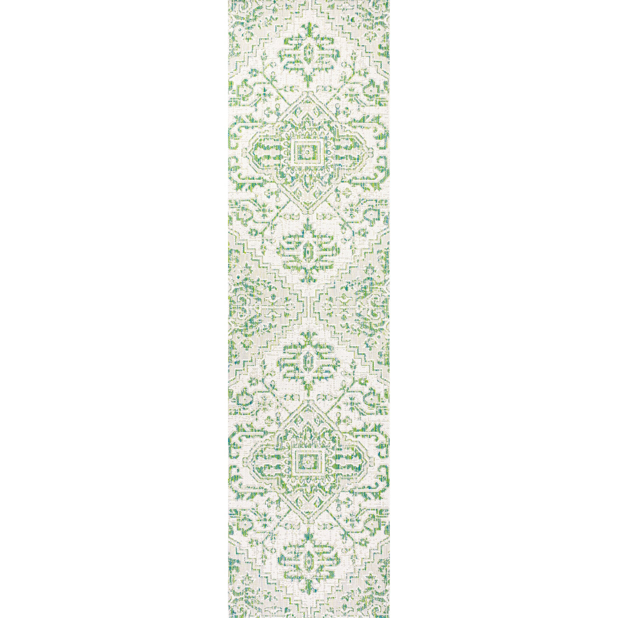 Estrella Bohemian Medallion Weave Indoor/Outdoor Runner Rug