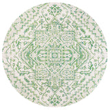 Estrella Bohemian Medallion Textured Indoor/Outdoor Round Area Rug