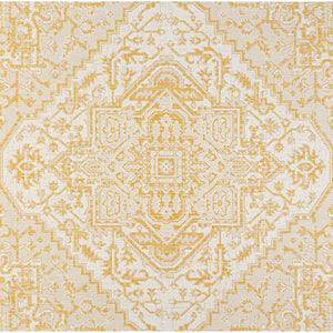 Estrella Bohemian Medallion Textured Weave Indoor/Outdoor Square Area Rug