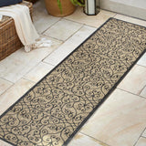 Madrid Vintage Filigree Textured Weave Indoor/Outdoor Runner Rug