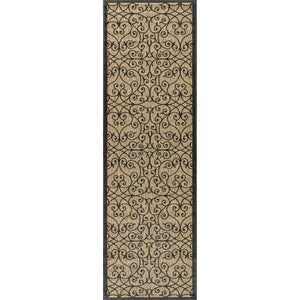 Madrid Vintage Filigree Weave Indoor/Outdoor Runner Rug