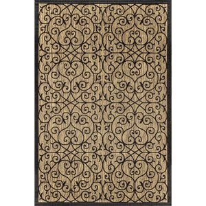 Madrid Vintage Filigree Textured Weave Indoor/Outdoor Area Rug
