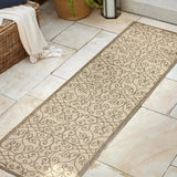 Madrid-Vintage-Filigree-Textured-Weave-Indoor/Outdoor-Runner-Rug-Runner-Rugs