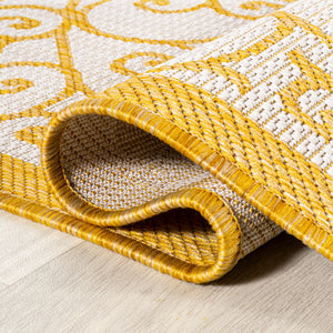 Madrid Vintage Textured Weave Indoor/Outdoor Square Area Rug