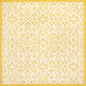 Madrid Vintage Textured Weave Indoor/Outdoor Square Area Rug