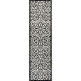 Madrid Vintage Filigree Textured Weave Indoor/Outdoor Runner Rug