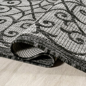 Madrid Vintage Textured Weave Indoor/Outdoor Square Area Rug