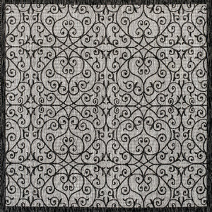 Madrid Vintage Textured Weave Indoor/Outdoor Square Area Rug