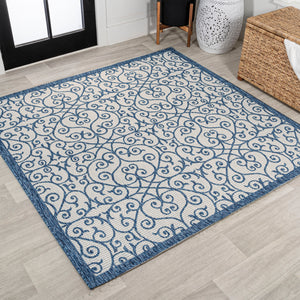 Madrid-Vintage-Textured-Weave-Indoor/Outdoor-Square-Area-Rug-Area-Rugs
