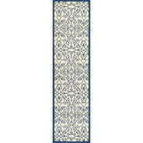 Madrid Vintage Filigree Textured Weave Indoor/Outdoor Runner Rug
