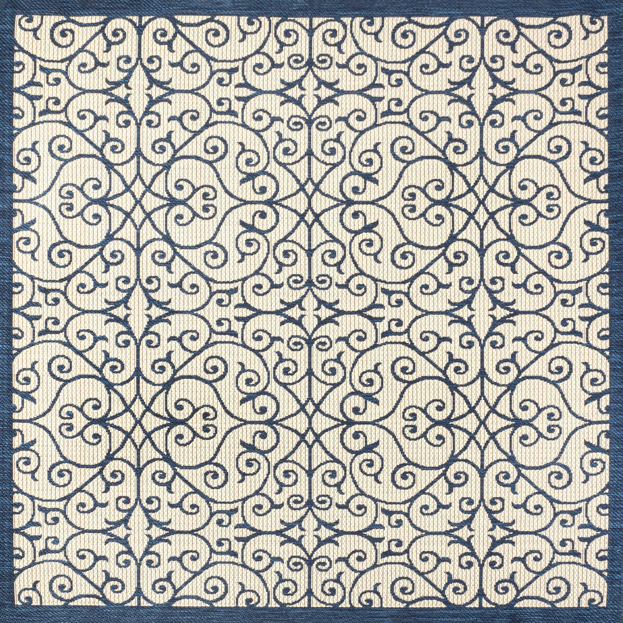 Madrid Vintage Textured Weave Indoor/Outdoor Square Area Rug