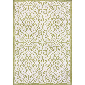 Madrid Vintage Filigree Textured Weave Indoor/Outdoor Area Rug