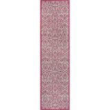 Madrid Vintage Filigree Textured Weave Indoor/Outdoor Runner Rug