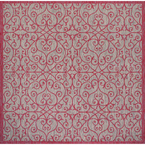 Madrid Vintage Textured Weave Indoor/Outdoor Square Area Rug