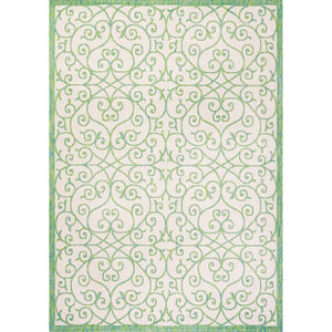 Madrid Vintage Filigree Textured Weave Indoor/Outdoor Area Rug