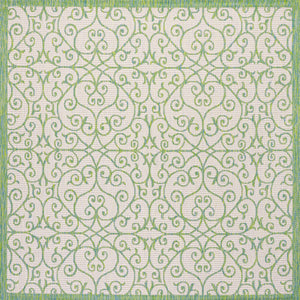 Madrid Vintage Textured Weave Indoor/Outdoor Square Area Rug